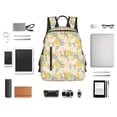 thumbnail image 6 of Balery Lemon Leaves Lightweight Backpack for Men and Women - Durable and Water-Resistant, Ideal for School, Work, Travel, and Everyday Use, 6 of 9