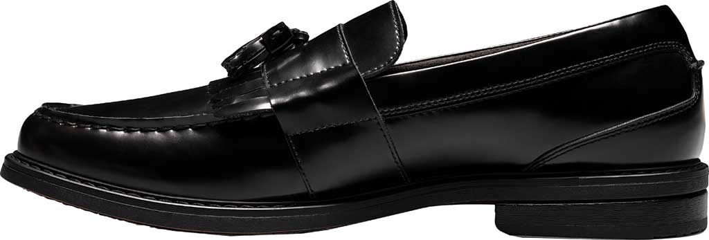Men's Nunn Bush Keaton Moc Toe Kiltie Tassel Slip On II Black Polished Leather 9.5 W - image 3 of 6