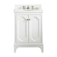 thumbnail image 2 of Water Creation Queen 24" Wood Single Bathroom Vanity in Pure White, 2 of 3