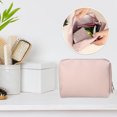 thumbnail image 7 of Unique Bargains Small Portable Travel Cosmetic Bag for Women Zipper PU Leather Makeup Bag Suitable for Lipstick Pink, 7 of 7