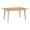 Natural Brown, variant on Linon Patty Mid Century Dining Table with Tapered Legs in Natural Brown Wood