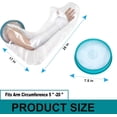 thumbnail image 2 of ZHAOCHENG Funda protectora impermeable para brazo de ducha para adultos, brazo completo, abertura gruesa, sello impermeable para mantener el vendaje seco para brazos rotos, manos, muñecas, codos, dedo, 2 of 5