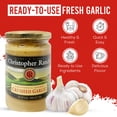 Christopher Ranch Crushed Garlic OIF8 in Olive Oil Award Fresh Garlic