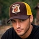 thumbnail image 5 of KNITE Gorra Farmer Dog Yellow Trucker Hombre Ajustable Estilo Rancho Western, 5 of 5