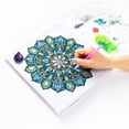 thumbnail image 4 of Cuadros Decorativos Glitter Drop Cover Minders - Localizador de pintura para pintura de diamantes (morado) Wdftyju  embutido en tela, 4 of 8