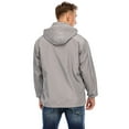 thumbnail image 5 of Tinglu Spring Men Jackets with Hooded Raincoat Waterproof Jacket Zip Up Men's Windbreaker Clothing, 5 of 8