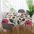 thumbnail image 5 of Yayeee Tablecloths for Rectangular Tables 60 x 60 inch Party Table Cover, Pink Flowers, 5 of 6