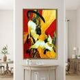 thumbnail image 5 of Home Decor Artwork, Famous Artwork, Cat Lover Gift Artwork, Reproduction Printed Canvas, Oil Painting Print, Two Cats Poster, Canvas Wall Decor - Natural Framed, 5 of 6