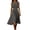 Dark Gray, variant on Yxbdin Sleeveless Midi Dresses for Women Summer Tummy Control A Line Dress Crew Neck Cotton Linen Dresses Loose Fit Flowy Beach Dress Outdoor Travel Resort Wear