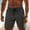 Dark Gray, variant on Men's Casual Sweat Shorts 7 Inch, Elastic Waist Drawstring Gym Shorts with Zipper Pockets, Soft Breathable Workout & Lounge Shorts Gray