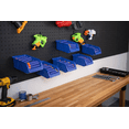 thumbnail image 5 of WallPeg Nerf Organizer Accessory Kit – 6 Large Cobalt Blue Pegboard Bins Ammo Storage & 20 Jumbo Peg Hooks for Mounting Nerf Blasters, 5 of 9