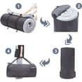 thumbnail image 4 of 2 Inch Memory Foam Camping Pad, Fits RV Roll Up Sleeping Pad for Adults, Comfortable Thick Floor Sleeping Mats for Car Truck Tent with Removable Travel Bag, 4 of 10