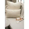thumbnail image 5 of Seaside Smooth Beige Indoor Outdoor Pillow 14x20, 5 of 10