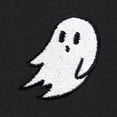 thumbnail image 2 of Dalix Ghost Embroidered Short Soft Fleece Relaxed Drawstring Fit Lounge Mens in Black S Small, 2 of 5