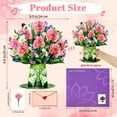 thumbnail image 6 of Ktinnead 3D Pop Up Flower Greeting Cards Carnation Bouquet Mother Day Card Gifts, Happy Mother's Day, Birthday, Valentine's Day, Anniversary Card for Wife Girlfriend, Lover, 6 of 9