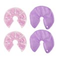 thumbnail image 4 of Almohadillas De Gel Para Terapia Mamaria, Alivio De Conductos Obstruidos, Almohadillas De Gel Reutilizables Moradas Para Madres Lactantes, 4 of 8