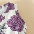 thumbnail image 4 of Tiijoy Newborn Girls Floral Print Sleeveless Dress Cardigan Headband Outfits, Sizes 9-12M, 4 of 8