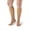 Natural, variant on Ames Walker AW Style 76 Soft Sheer 8-15 mmHg Mild Compresion Knee High Stockings Natural Medium