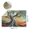 thumbnail image 4 of Qxltty Tree Of Angels Leather Drying Mat for Kitchen Countertops Coffee Mats Hide Stain Quickly Absorbs Water Tableware Decor, 4 of 6