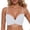 White, variant on EliteGoogv Swimsuit Top For Women Back Stainless Steel Hooks Underwire Full Coverage Push Up Bikini Top Summer Beach Pool Swimwear Blue