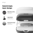thumbnail image 3 of Funda Elago Liquid Hybrid para AirPods de 4.ª generación con carga inalámbrica, 3 of 9