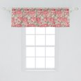 thumbnail image 2 of Ambesonne Flower Valance Pack of 2, Nostalgic Spring Art Pattern, 54"X18", Blush and Multicolor, 2 of 4