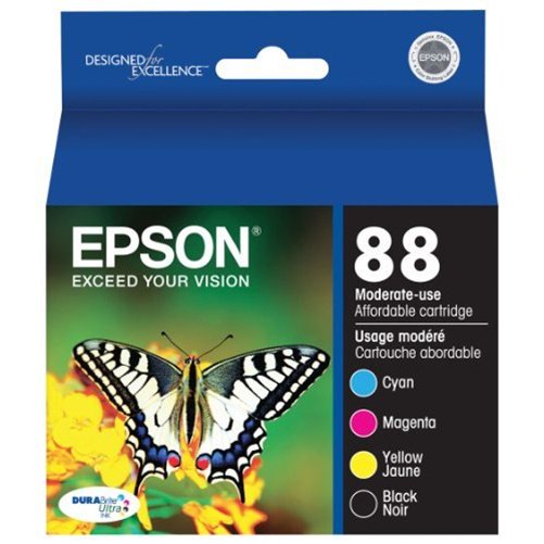 Epson 88 Moderatecapacity Black/Color Combo Pack Ink Cartridge for