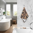 thumbnail image 2 of Yayeee 100% Cotton Hand Towels for Bathroom 16" x 28" Soft Absorbent Kitchen Towel, Leopard Pattern, 2 of 7