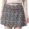 thumbnail image 3 of Cow Women'S Skorts Skirts High Waisted Golf Pleated Skirts For Running Pickleball Workout Small, 3 of 5