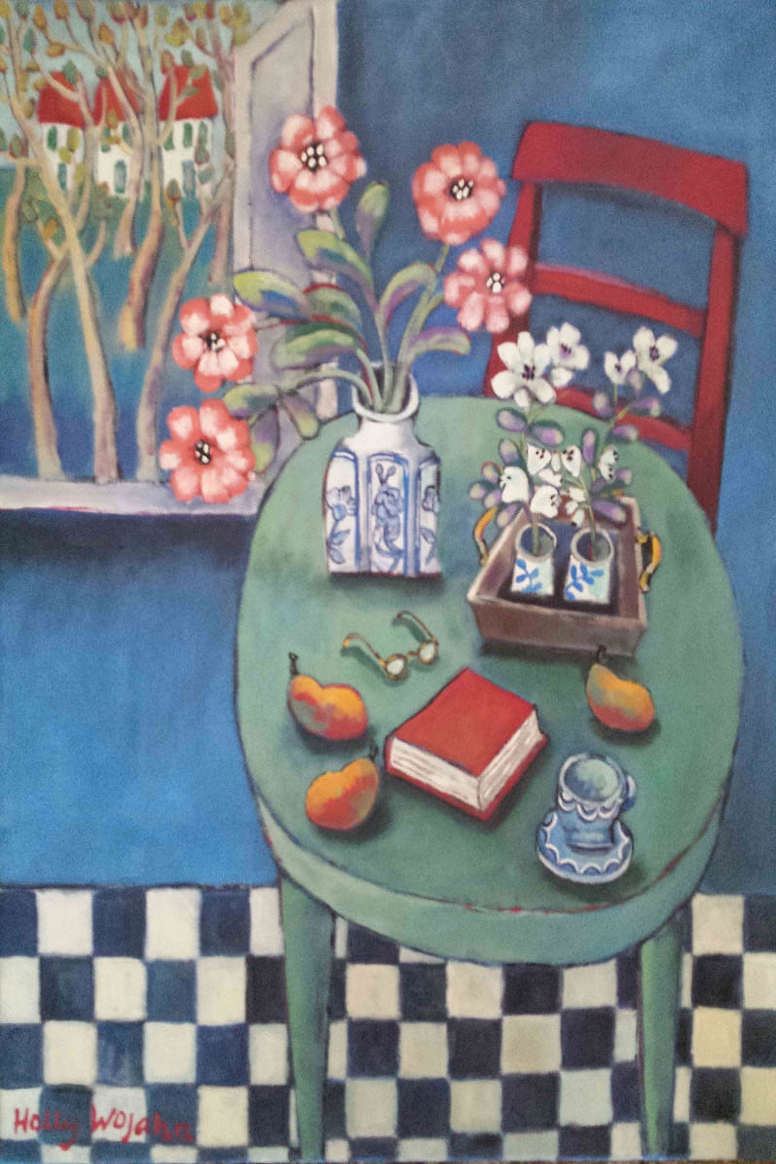 Marmont Hill "Latable En Vert" Painting Print on Canvas