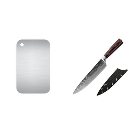 

Likthione Cutter 50% Off Clear! Stainless Steel And Cutting Board For Home Kitchen Use With Extra Thickness For Rolling Dough And Chopping Vegetables.