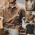 thumbnail image 1 of Dream Lifestyle Cargo Shirt Solid Color Anti-pilling Handsome Multi Pockets Turn-down Collar Summer Tops Daily Clothes, 1 of 8