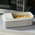 thumbnail image 5 of 1pc Microwave Pasta Cooker - Heat Resistant, Strainer Included, Spaghetti Noodle Steamer - Kitchen Essential for Apartment, College Dorm, Back to School Supplies, Ready for School, Easy Cooking, Space, 5 of 5