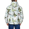 thumbnail image 5 of Zip Up Hoodies for Men - Mallard Ducks Wild Birds Long Sleeve Comfrt Men'S Fashion Hoodies & Sweatshirts, Jackets for Men Hoodies Pullover Clothing Clothes with Pouch, 5 of 5