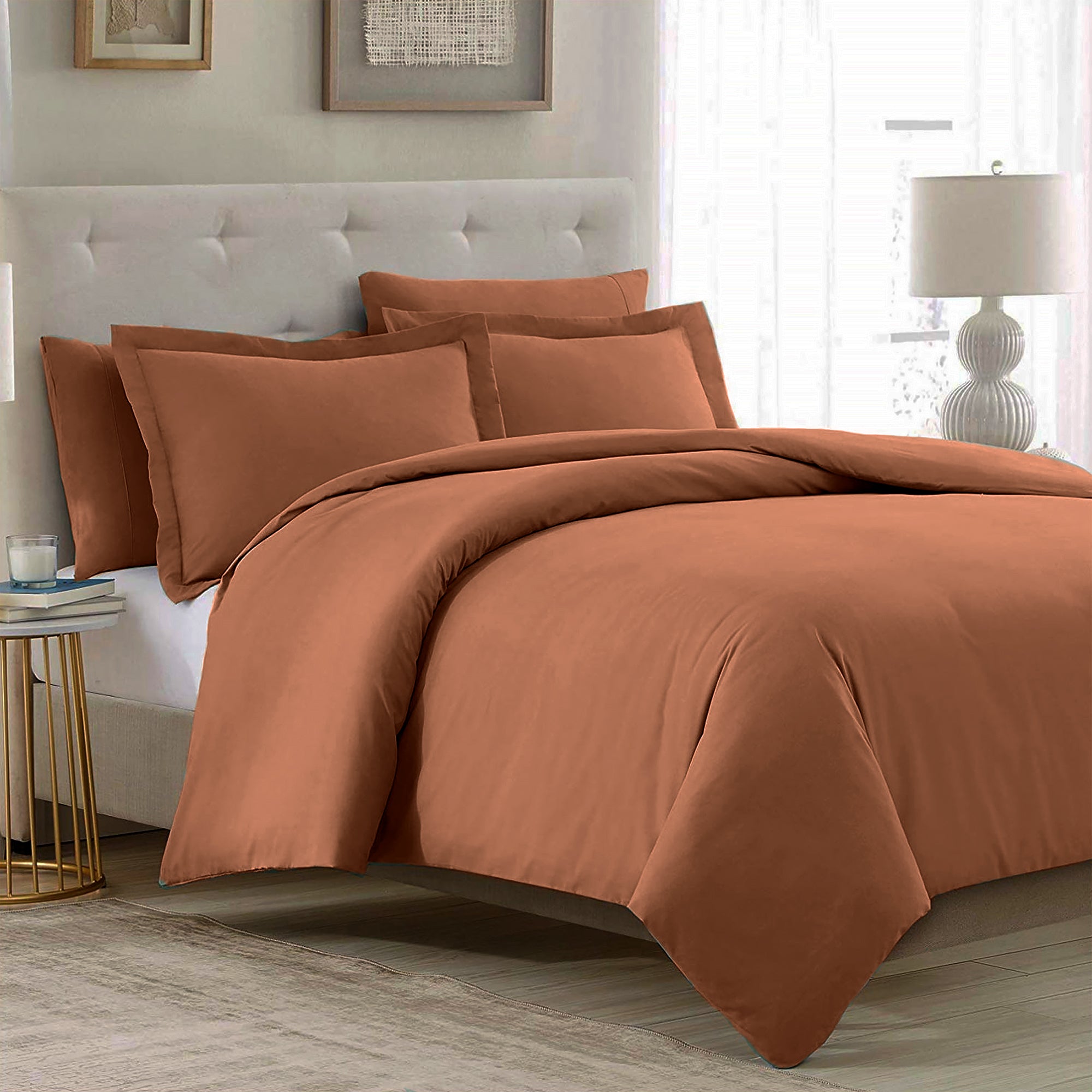 Mellanni Iconic Collection Double Brushed Microfiber Bedding 5Piece