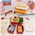 thumbnail image 2 of Lunch Box Adorable Home Office School Compartments Microwave Bento Storage Boxes Children Meal Container Preservation Containers Red S, 2 of 9