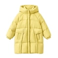 thumbnail image 6 of Hellosay Long Puffer Coat Girls Quilted Long Sleeve Hooded Jacket Winter Zip Up Tops Thick Casual Outwear with Pockets, 6 of 6