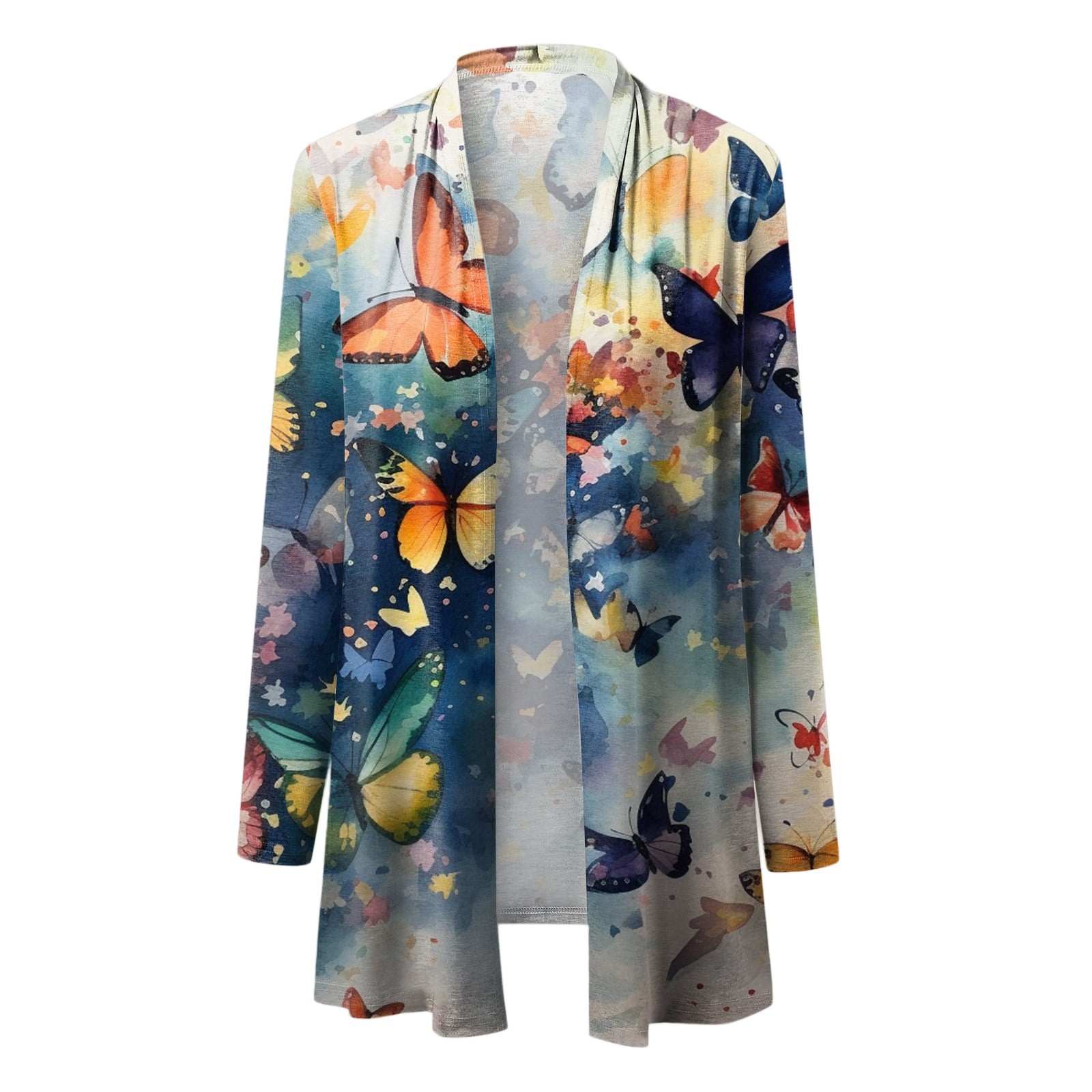 Orange kimono cardigan deals