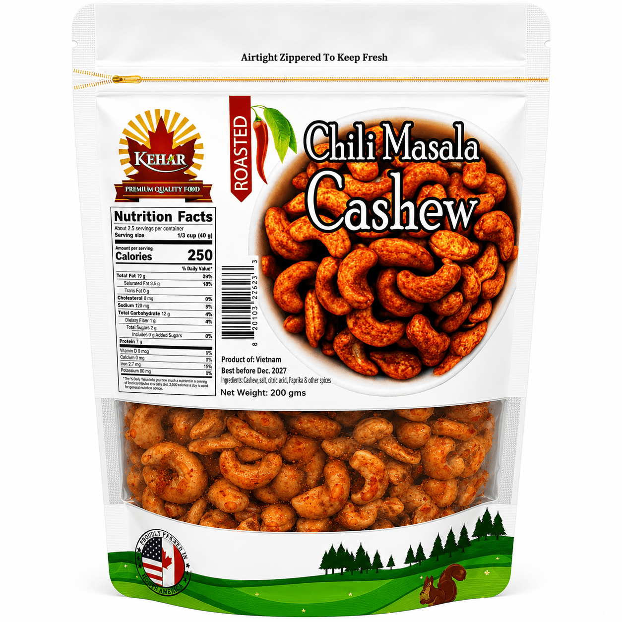 Nagaraya, Nuts, Adobo Cracker Nuts, 5.64 oz, Filipino savory snack
