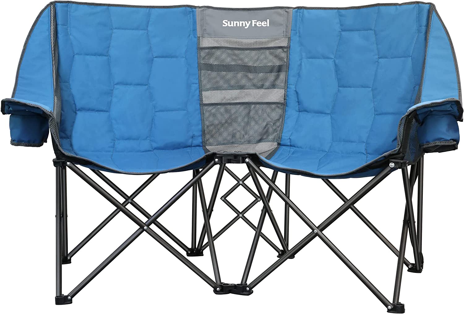 Folding Double Camping Chair, Oversized Loveseat Chair, Heavy Duty