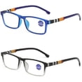 thumbnail image 2 of Gafas de lectura con luz antiazul a la moda, gafas de lectura con protección ocular ultraligeras, gafas de presbicia cómodas y elegantes Unisex Dengxun unisex, 2 of 2