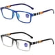 thumbnail image 2 of Gafas de lectura con luz antiazul a la moda, gafas de lectura con protección ocular ultraligeras, gafas de presbicia cómodas y elegantes Unisex Dengxun unisex, 2 of 2