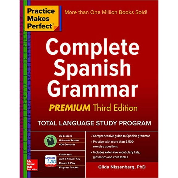Pre-Owned Practice Makes Perfect: Complete Spanish Grammar, Premium Third Edition Paperback