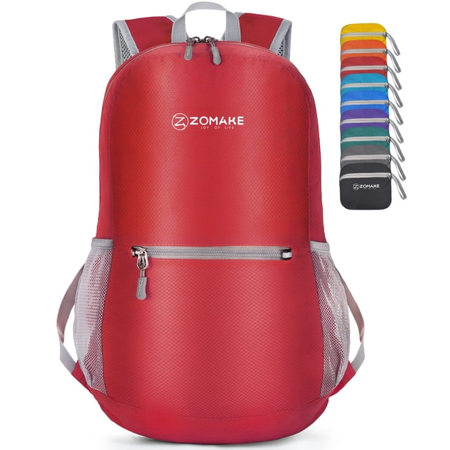 Mochila de senderismo ZOMAKE ultraligera, resistente al agua, 20 L