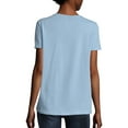 thumbnail image 3 of Hanes Women's Relaxed Fit Authentic Essentials Crewneck T-Shirt, 3 of 5
