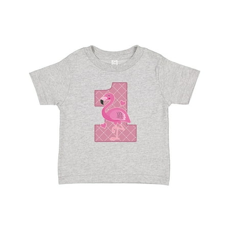 

Inktastic First Birthday Flamingo 1 Year Old Girl Gift Baby Girl T-Shirt