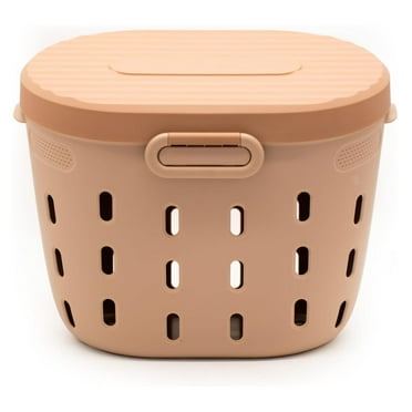 In-Ground Worm Composter Outdoor Farm Compost Bin 7 Gallons BPA- Composting System for Raised Garden Beds, Tawny Brown