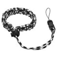 thumbnail image 1 of Unique Bargains Camera Wrist Straps, Polyester Adjustable Braided Hand Strap with Quick Release Connector, Black White, 1 of 6