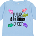 thumbnail image 4 of Inktastic Future Fishing Buddy with Colorful Fish Boys or Girls Long Sleeve Toddler T-Shirt, 4 of 5