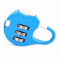 thumbnail image 1 of Cadenas, Mini Combinaison Serrure 3 Bagages Serrure de Voyage Conception Révolutionnaire, 1 of 8